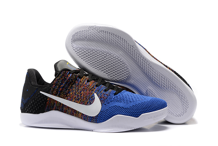 Women Nike Kobe 11 Flyknit Blue Brown Black Shoes